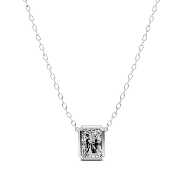 Radiant Bezel Pendant