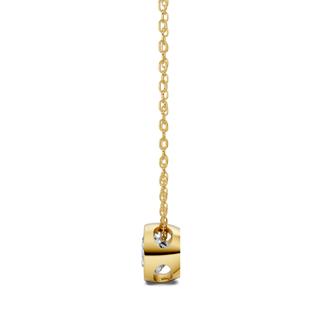 1.50CTW Cushion Bezel Pendant