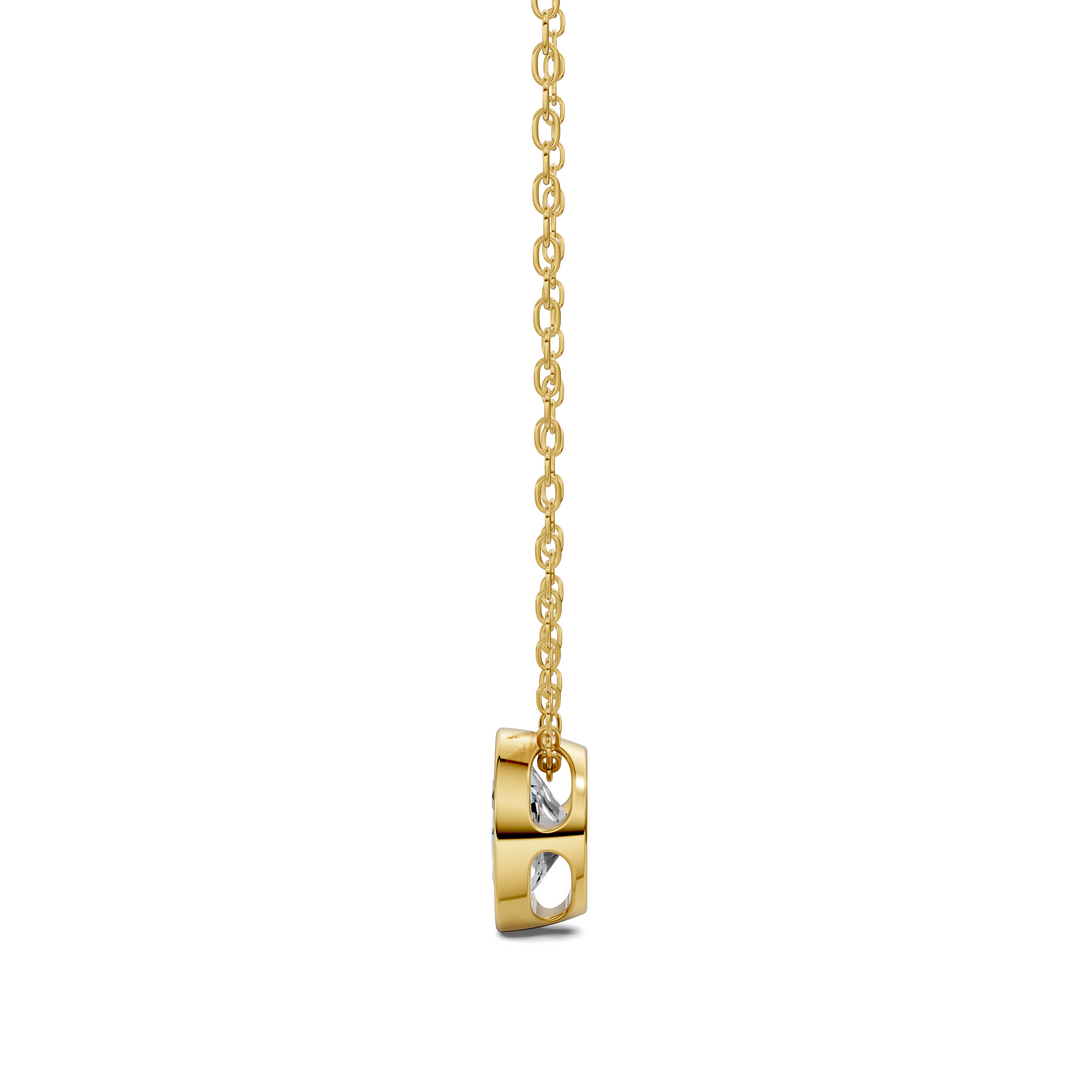1.50CTW Oval Bezel Pendant