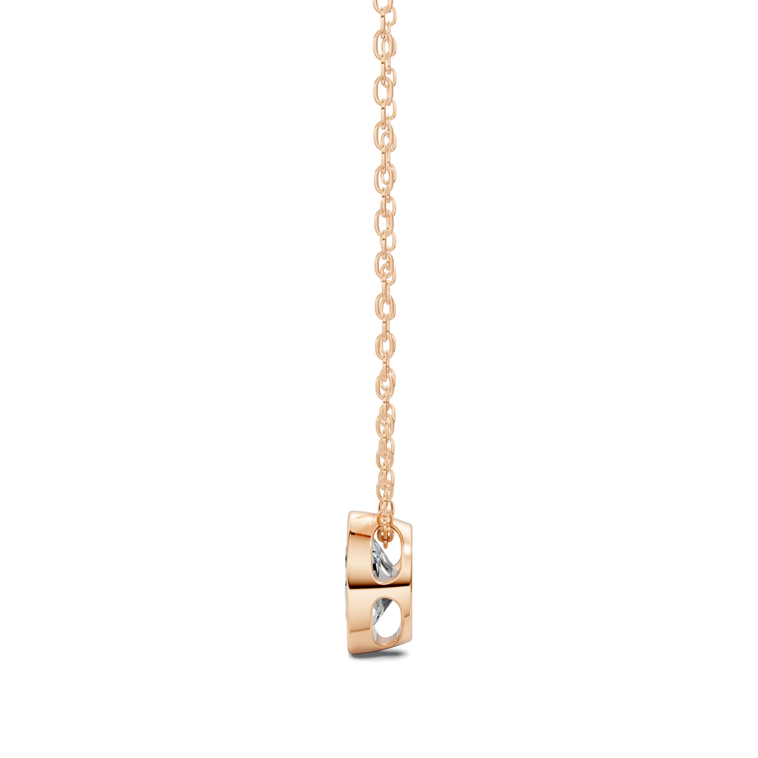 1.50CTW Oval Bezel Pendant