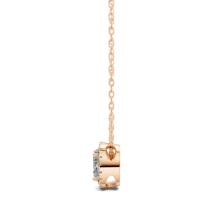 1.75CTW Halo Diamond Cushion Pendant