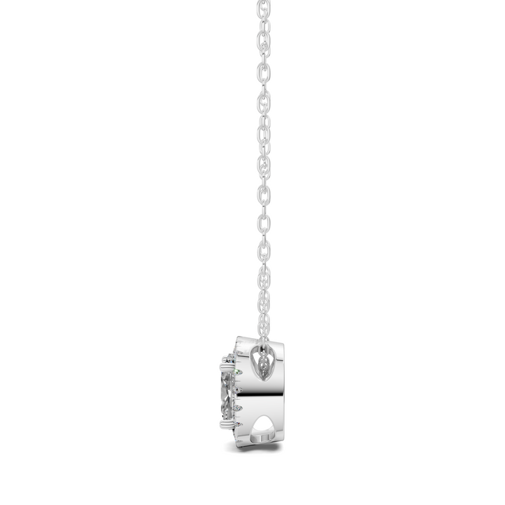 1.75CTW Halo Diamond Cushion Pendant