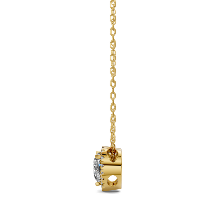 1.75CTW Halo Diamond Heart Pendant