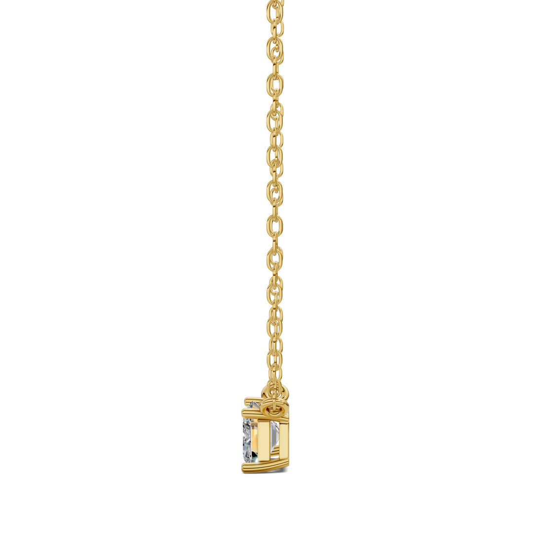 1.50CTW East West Solitaire Emerald Pendant
