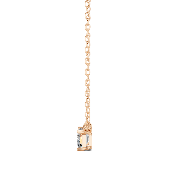 1.50CTW East West Solitaire Emerald Pendant