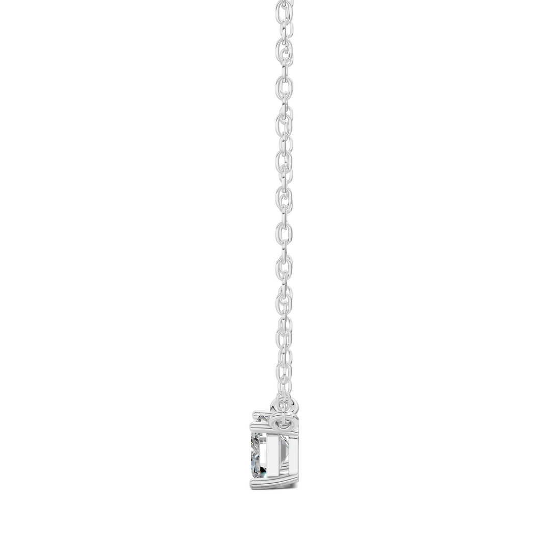 1.50CTW East West Solitaire Emerald Pendant