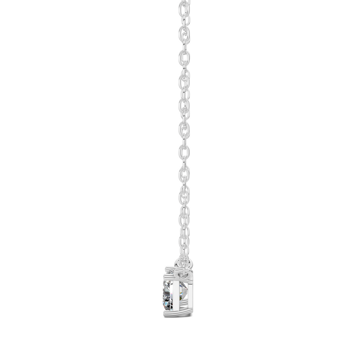 1.50CTW East West Solitaire Radiant Pendant