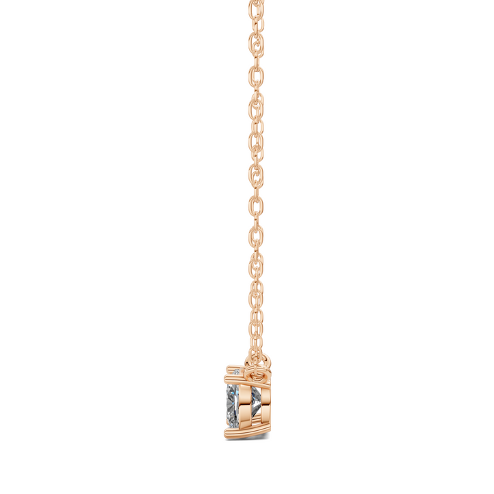 1.50CTW East West Solitaire Cushion Pendant