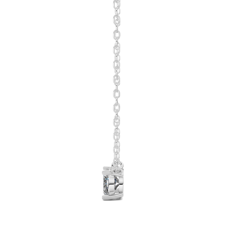 1.50CTW East West Solitaire Cushion Pendant