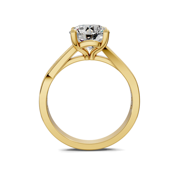 SA35 - Victoria Split Shank Pave Engagement Ring