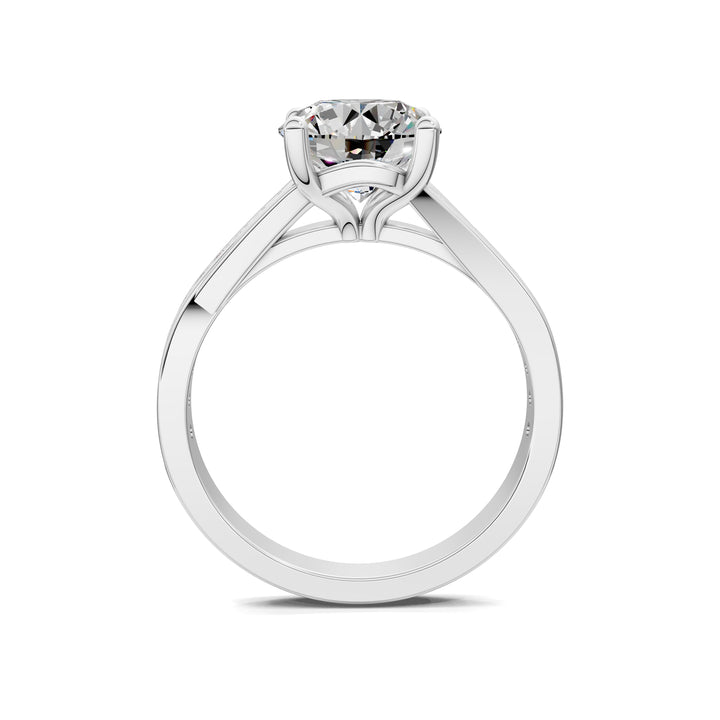 SA35 - Victoria Split Shank Pave Engagement Ring