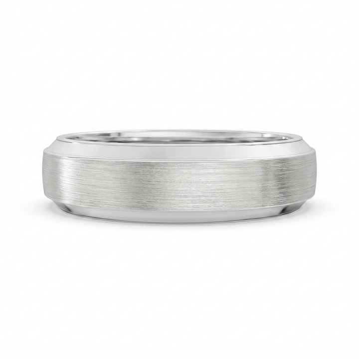James Matte Beveled Band