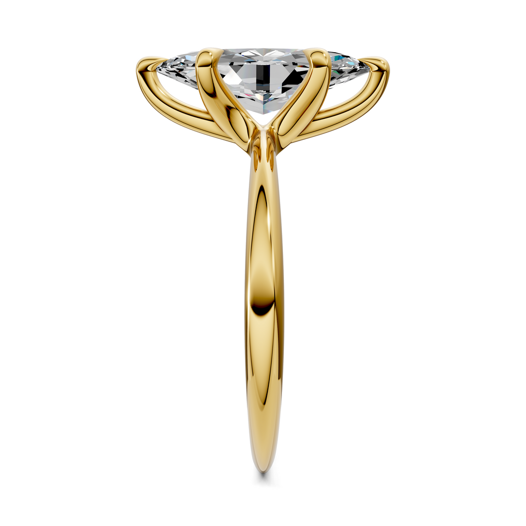 Lydia Vine Solitaire Ring