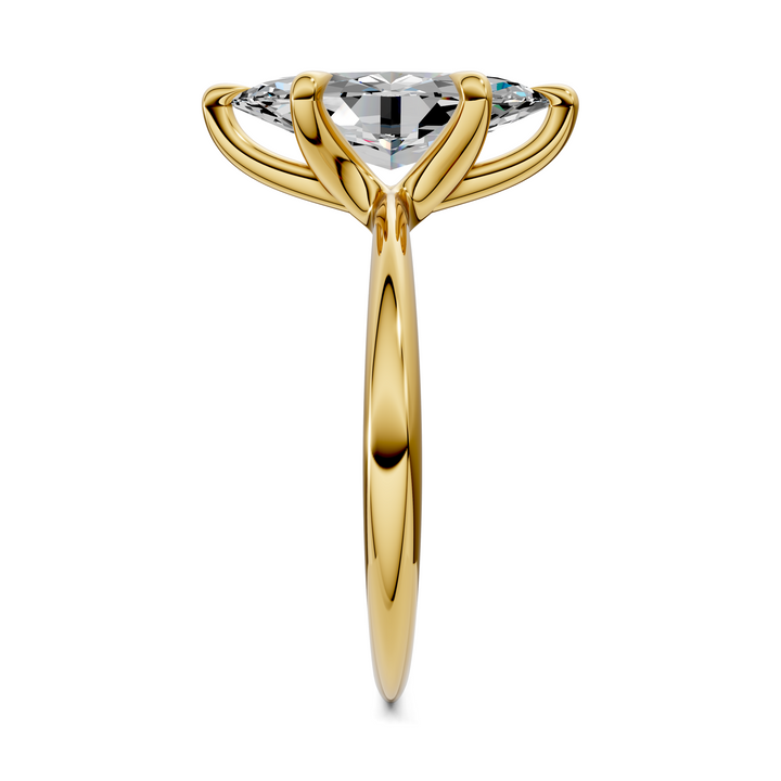 Lydia Vine Solitaire Ring