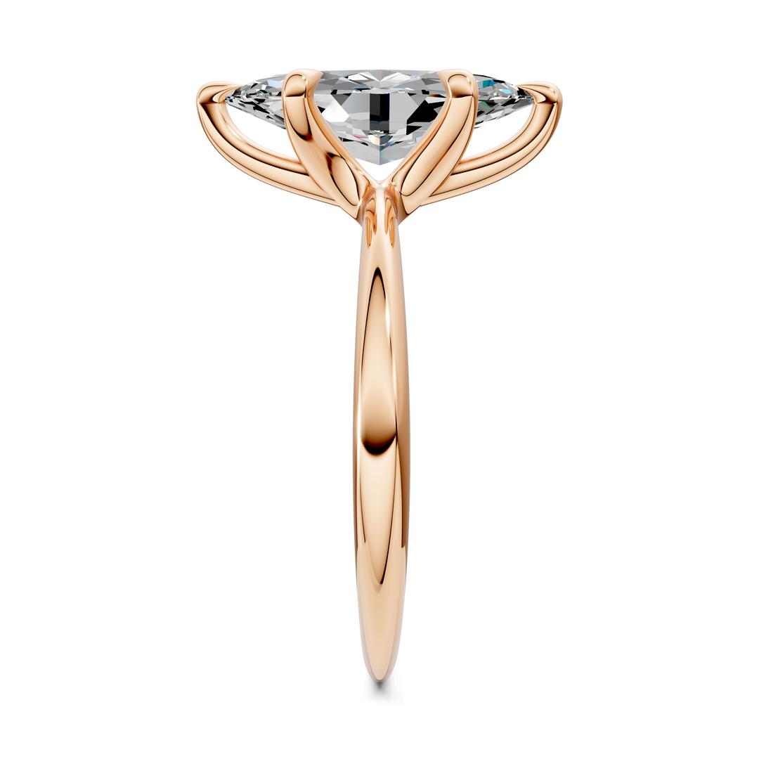 Lydia Vine Solitaire Ring