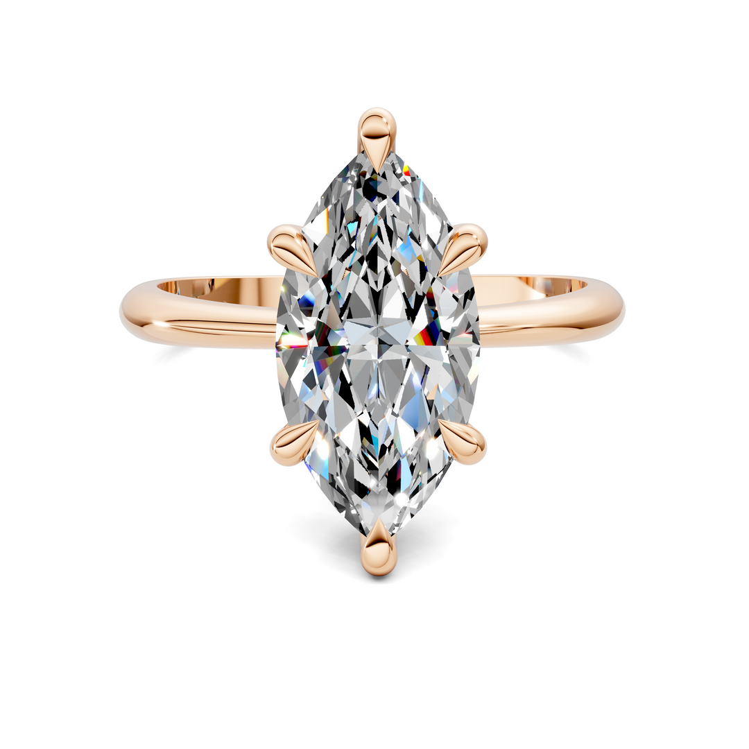 Lydia Vine Solitaire Ring
