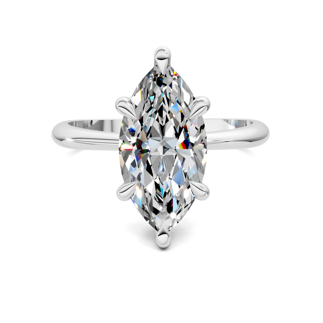 Lydia Vine Solitaire Ring