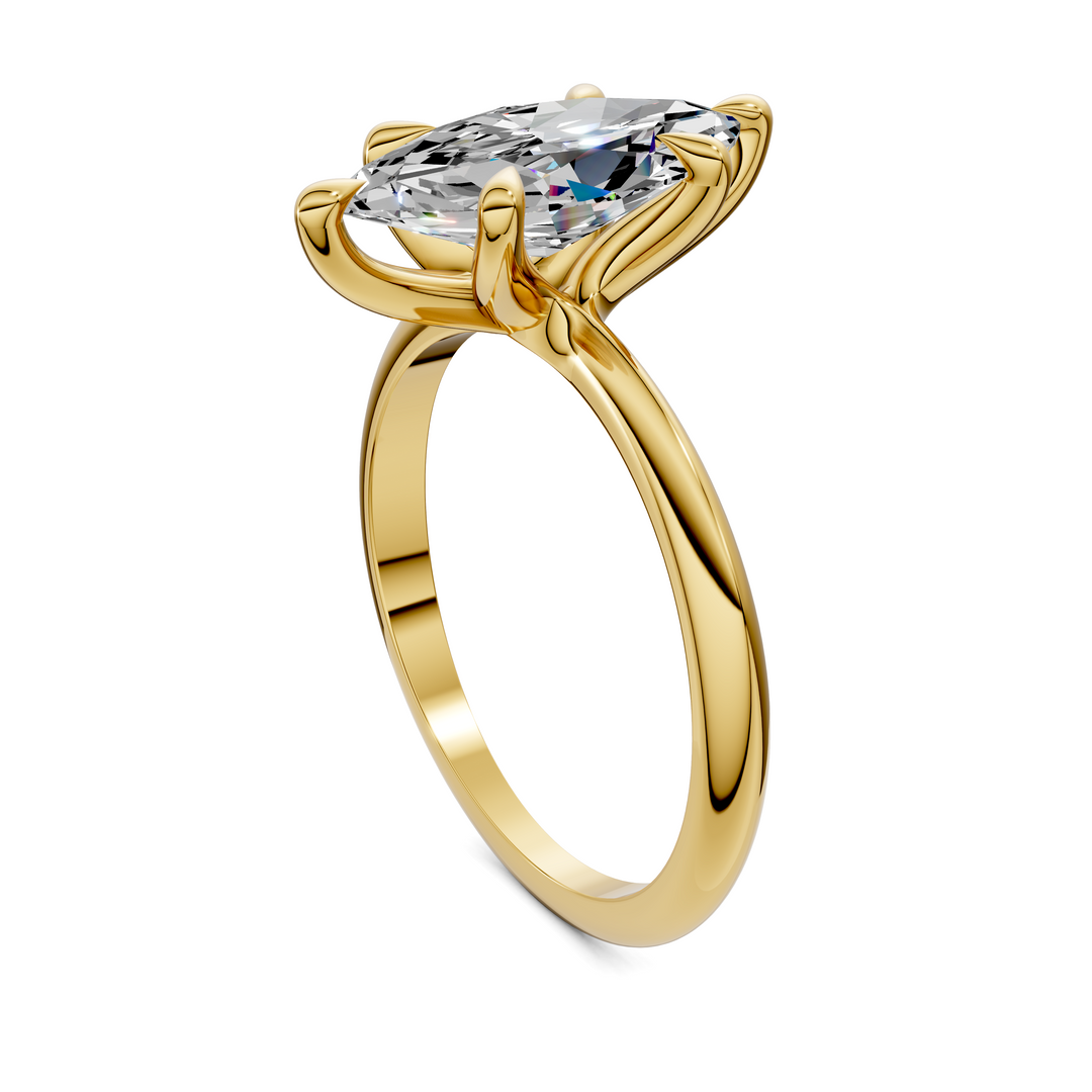 Lydia Vine Solitaire Ring