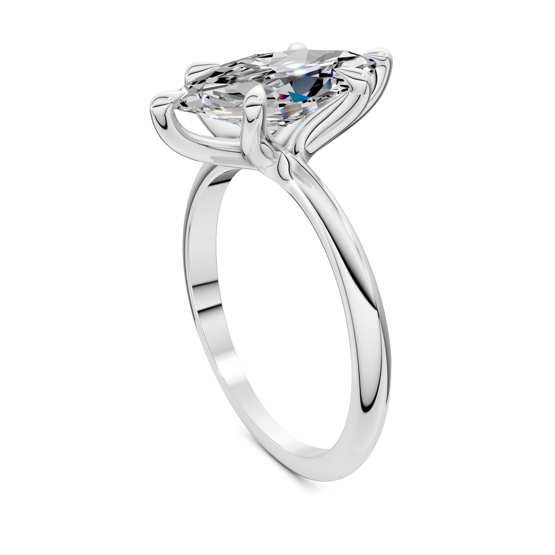 Lydia Vine Solitaire Ring