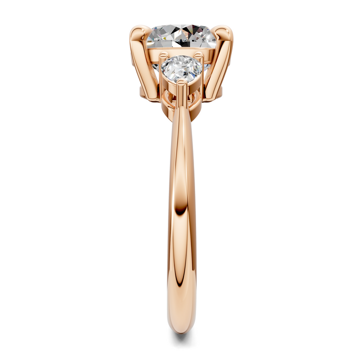 Isabella Three Stone Ring Setting