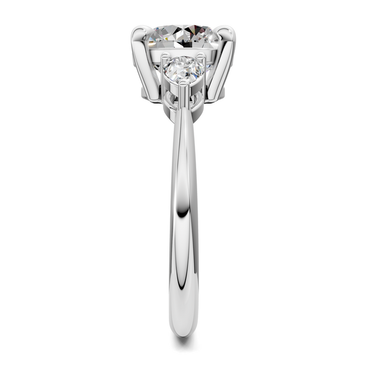 Isabella Three Stone Ring Setting