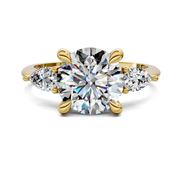 Isabella Three Stone Ring Setting
