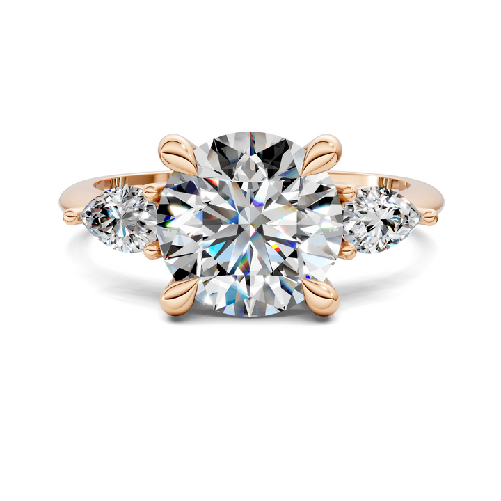 Isabella Three Stone Ring Setting