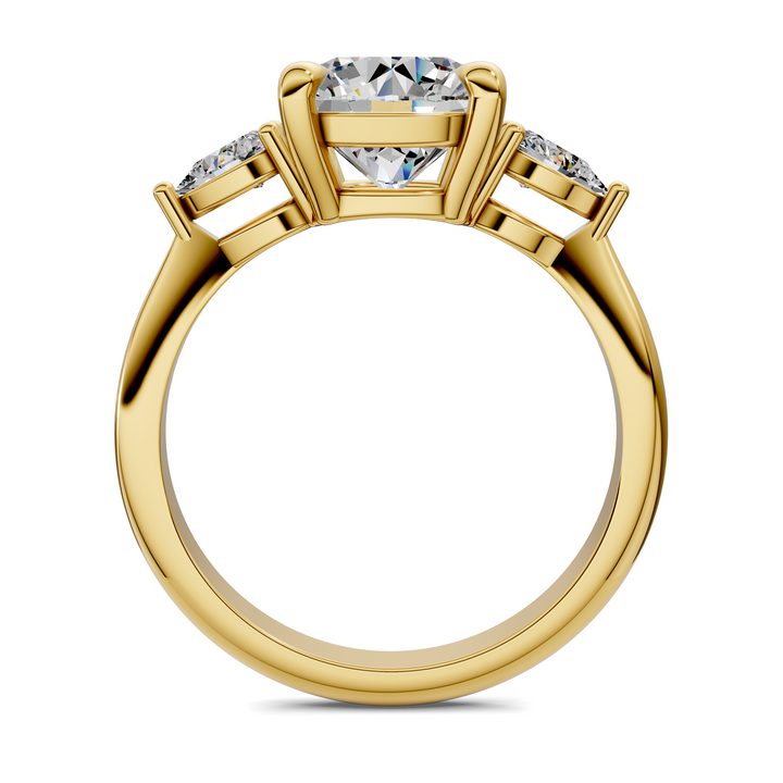 Isabella Three Stone Ring Setting