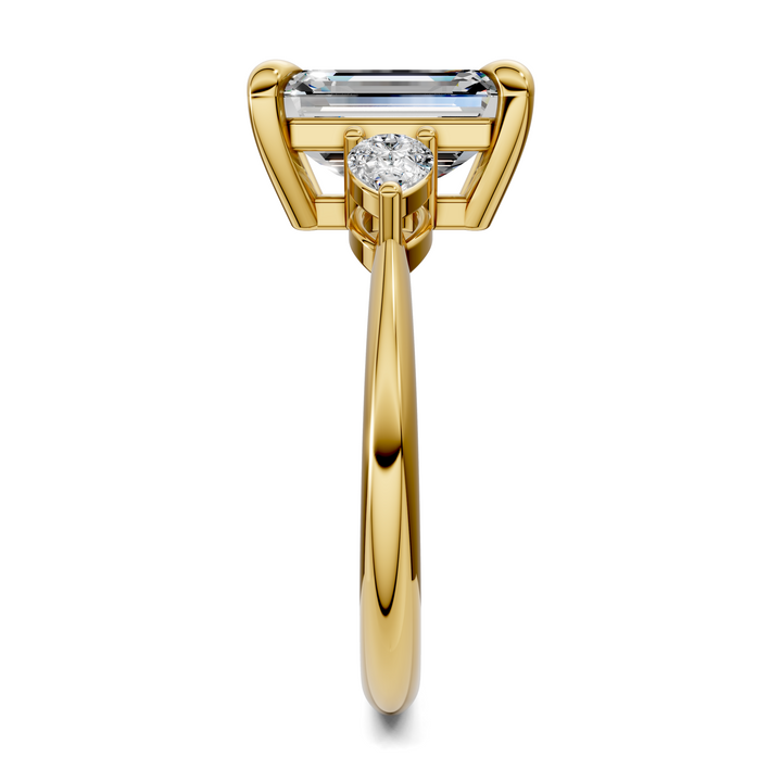 Isabella Three Stone Ring Setting