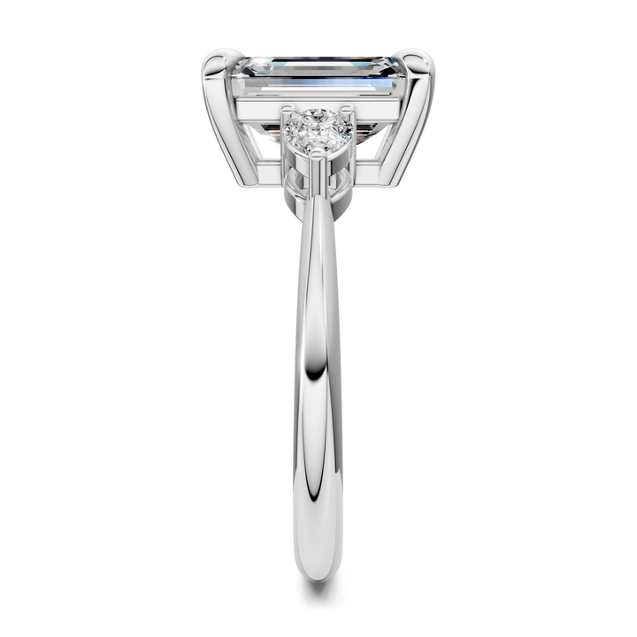 Isabella Three Stone Ring Setting