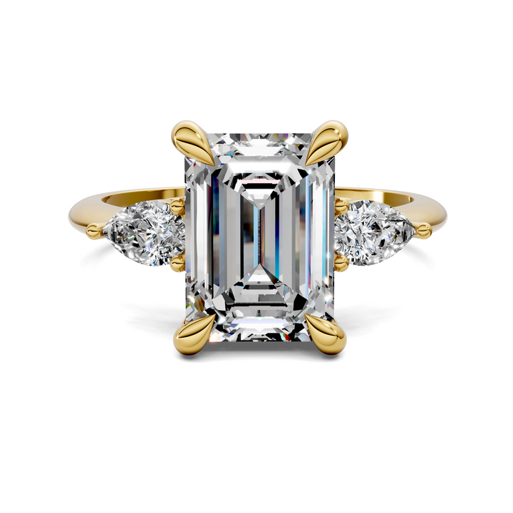 Isabella Three Stone Ring Setting