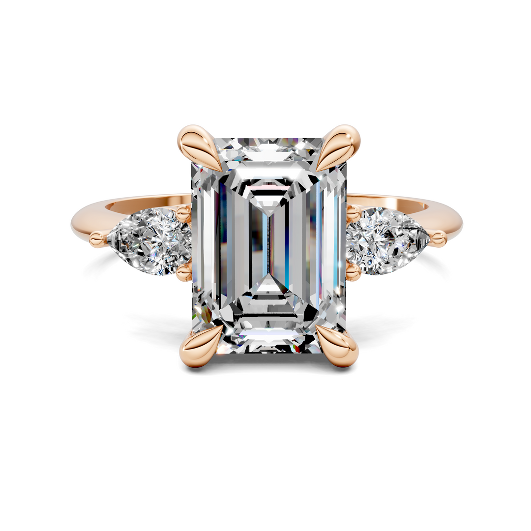 Isabella Three Stone Ring Setting