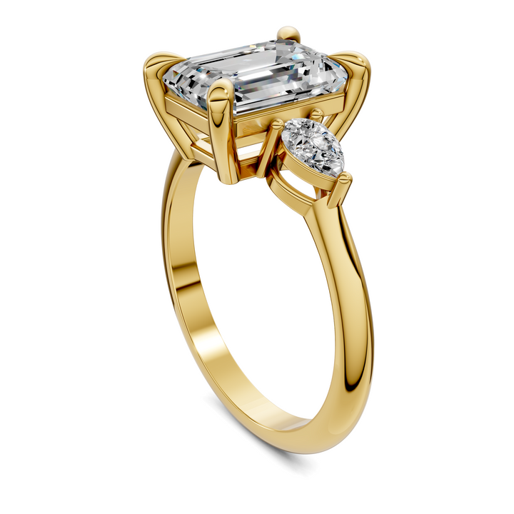 Isabella Three Stone Ring Setting