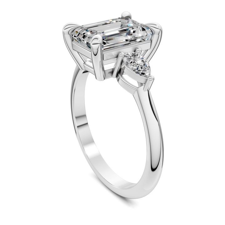 Isabella Three Stone Ring Setting