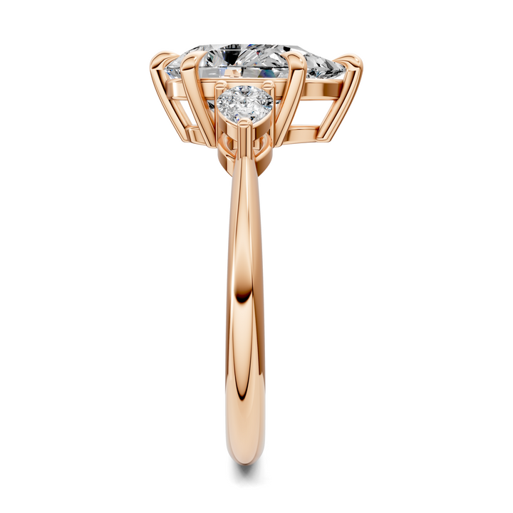 Isabella Three Stone Ring Setting