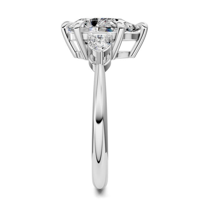 Isabella Three Stone Ring Setting