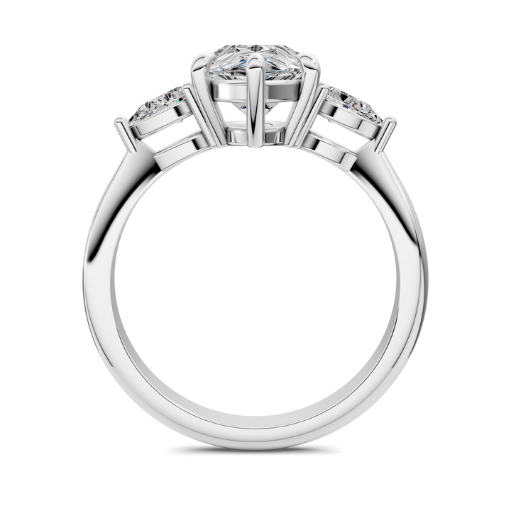 Isabella Three Stone Ring Setting