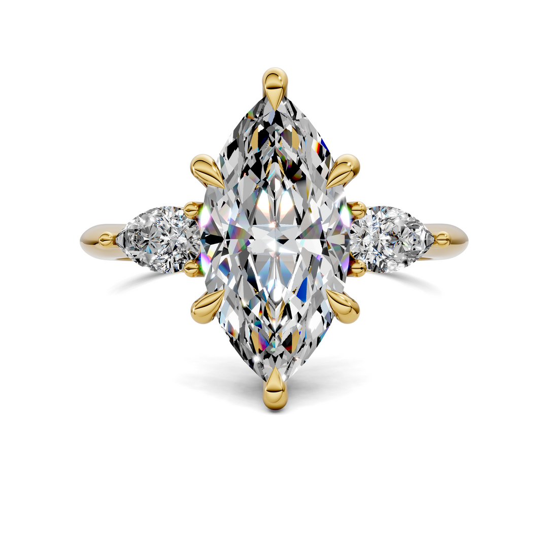 Isabella Three Stone Ring