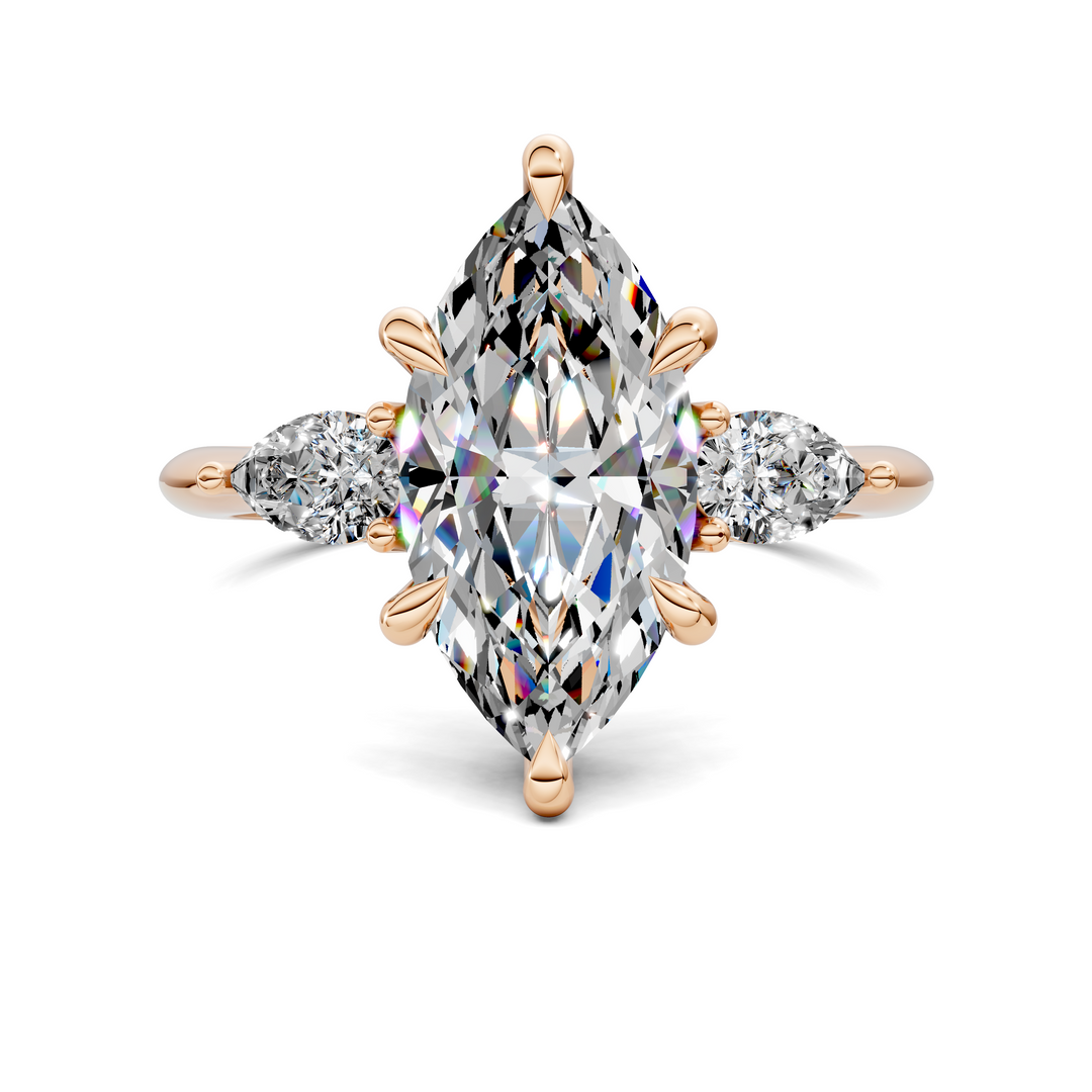 Isabella Three Stone Ring