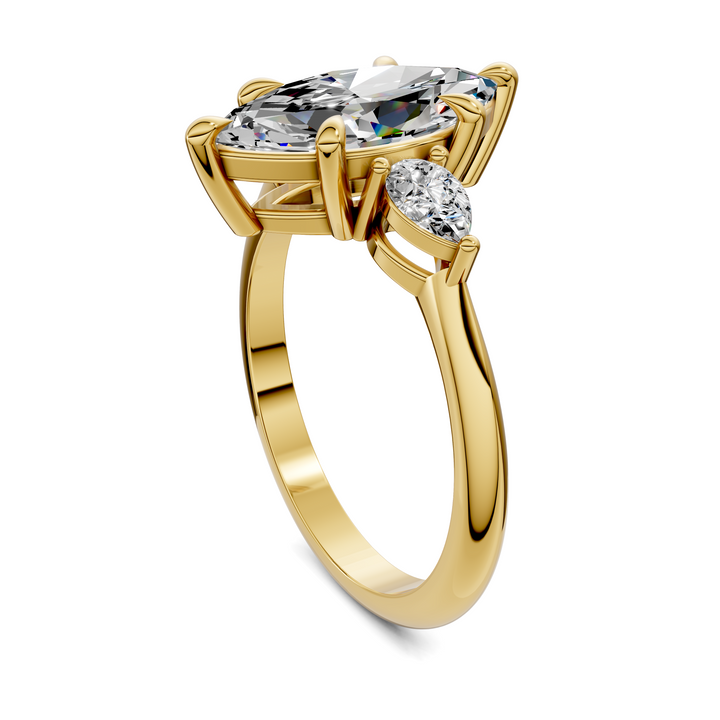 Isabella Three Stone Ring