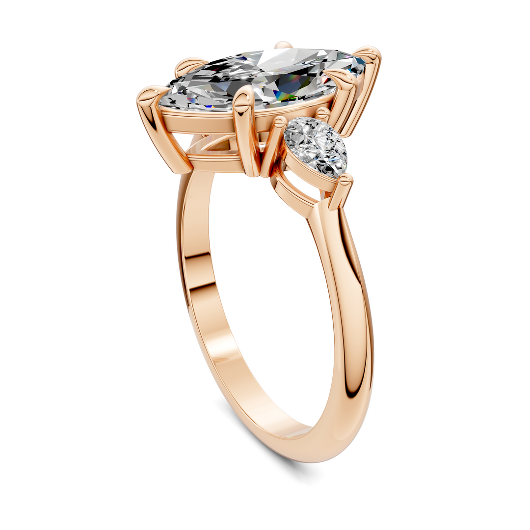 Isabella Three Stone Ring