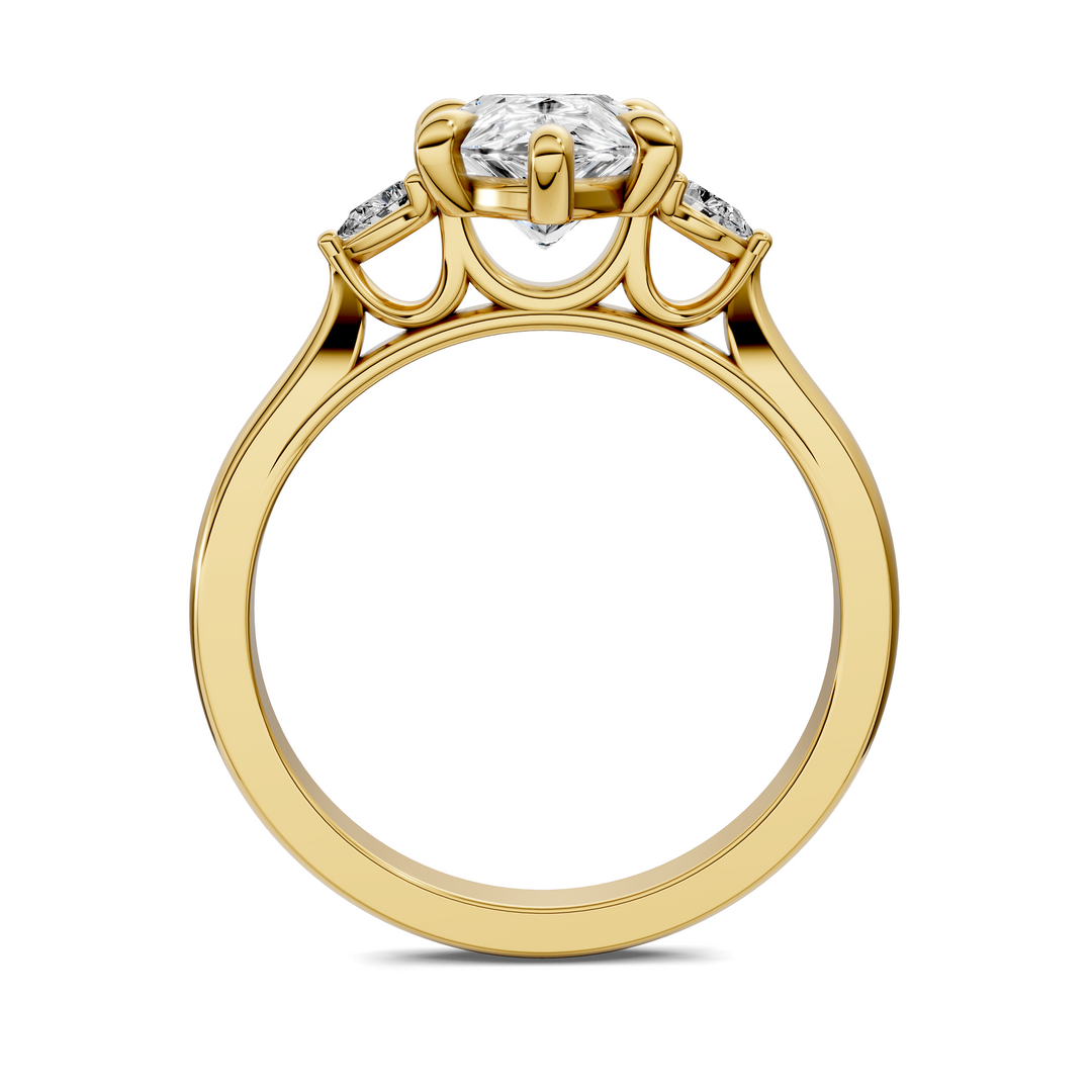Alivia Three Stone Classic Ring