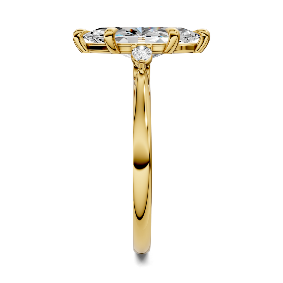 Alivia Three Stone Classic Ring