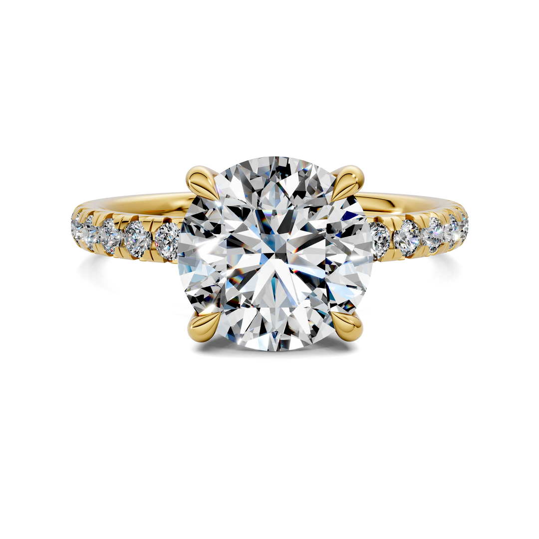 Tessa Scalloped Pavé Ring