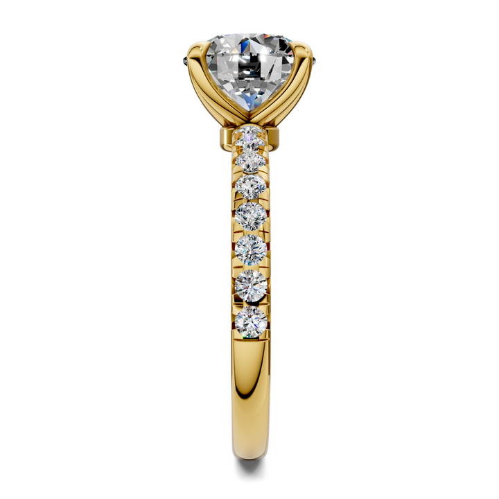 Tessa Scalloped Pavé Ring