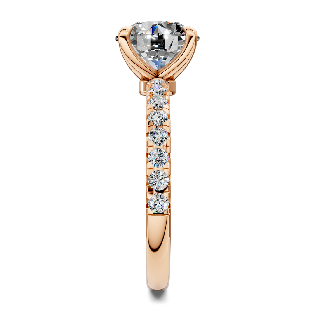 Tessa Scalloped Pavé Ring