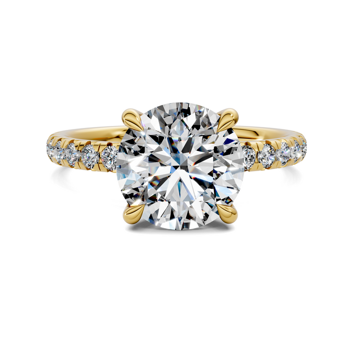 Tessa Scalloped Pavé Ring
