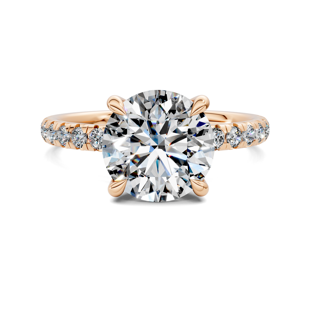 Tessa Scalloped Pavé Ring
