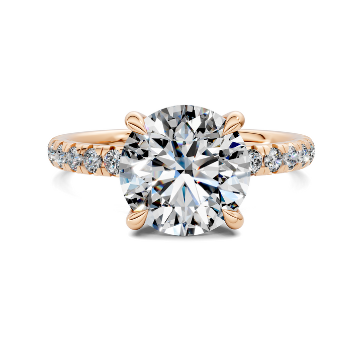 Tessa Scalloped Pavé Ring