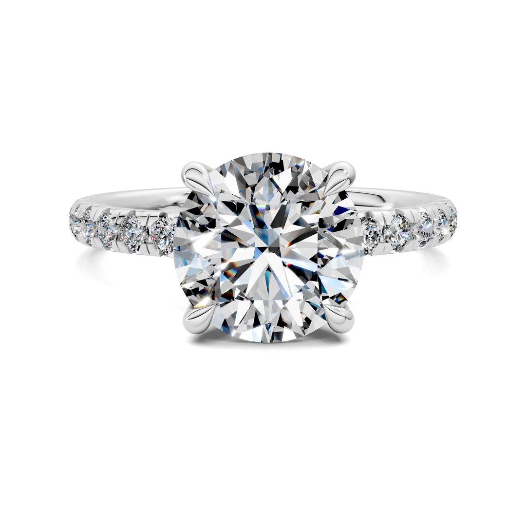 Tessa Scalloped Pavé Ring